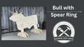 Bull with Spear Ring