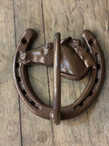 Horseshoe Hook with Horse Head